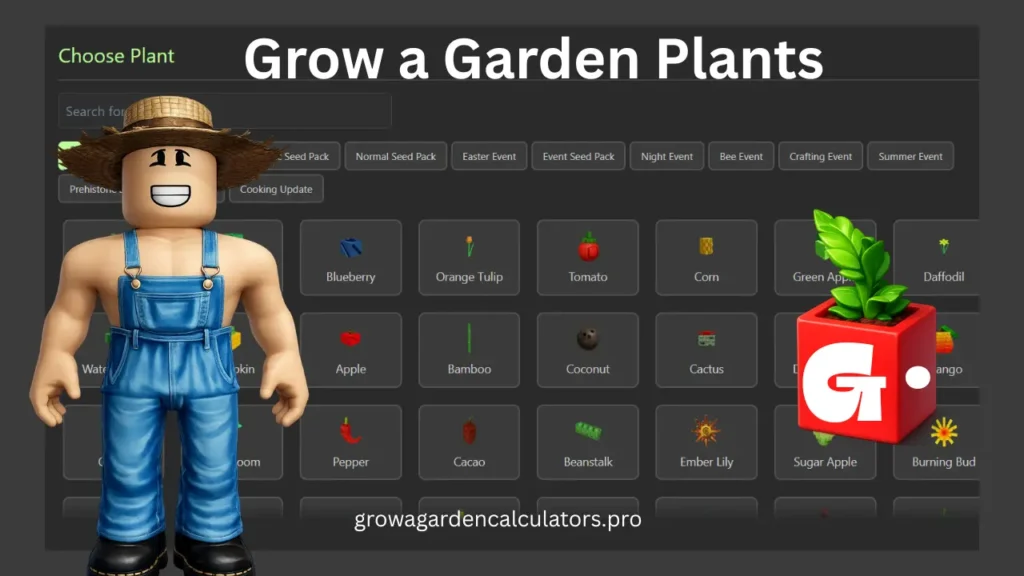 Grow a Garden Plants